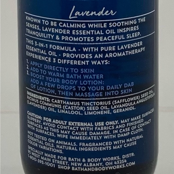 Retiring Soon! Bath & Body Works Aromatherapy Lavender Concentrated Oil - Picture 2 of 3